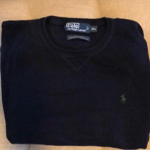 Polo Navy Navy Blue Sweater XXL-fits more like XL